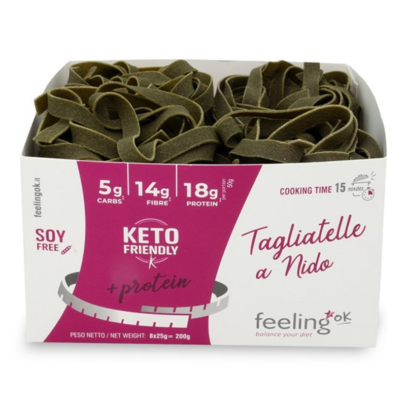 Image of Feeling OK tagliatelle a nido spinach