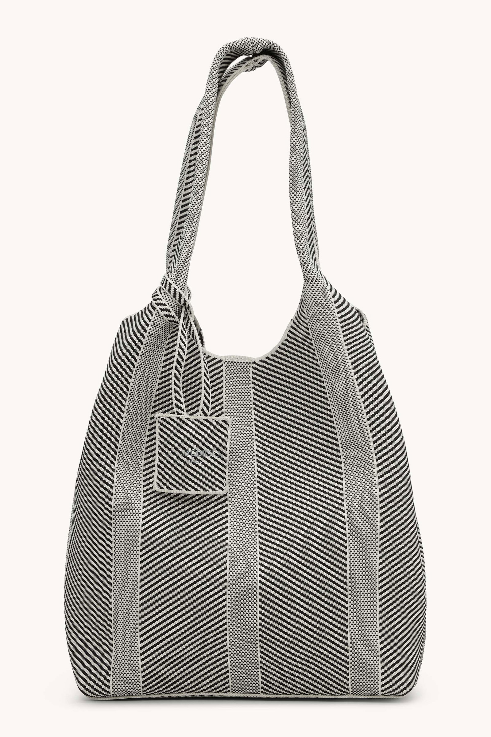 Image of Knitted Bag - Milk Creme Black