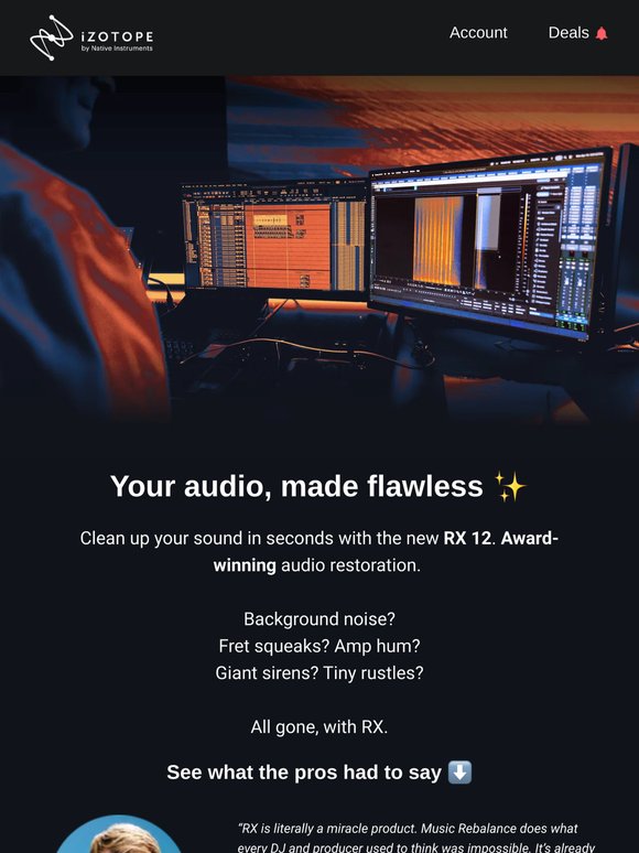 Discover how to fix every mix with RX 12 ✨