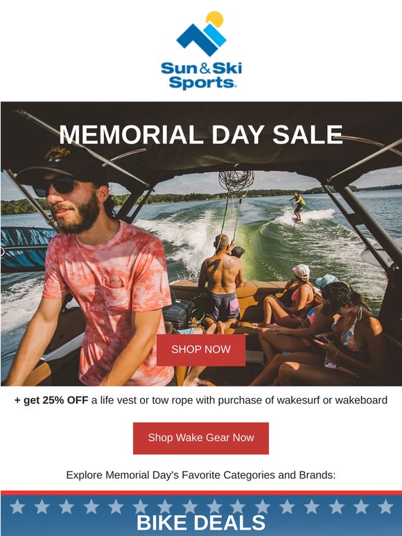 Memorial Day Sale: Up to 40% Off