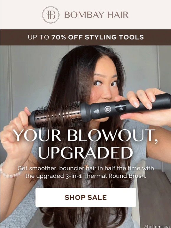 We upgraded your blowout