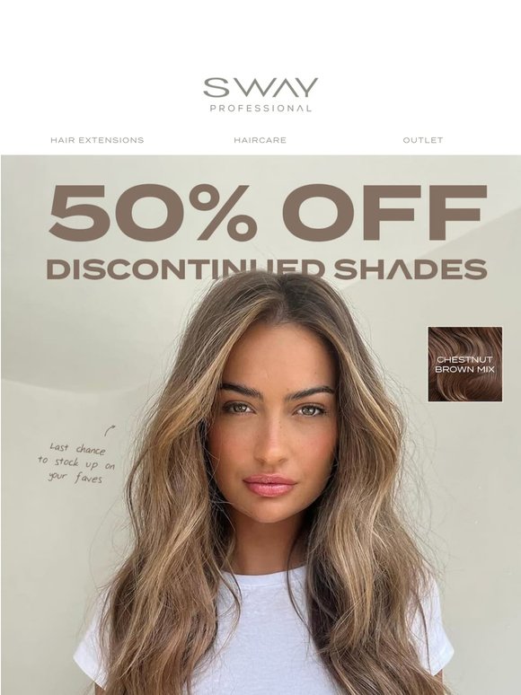 50% off while stocks last! ⏳