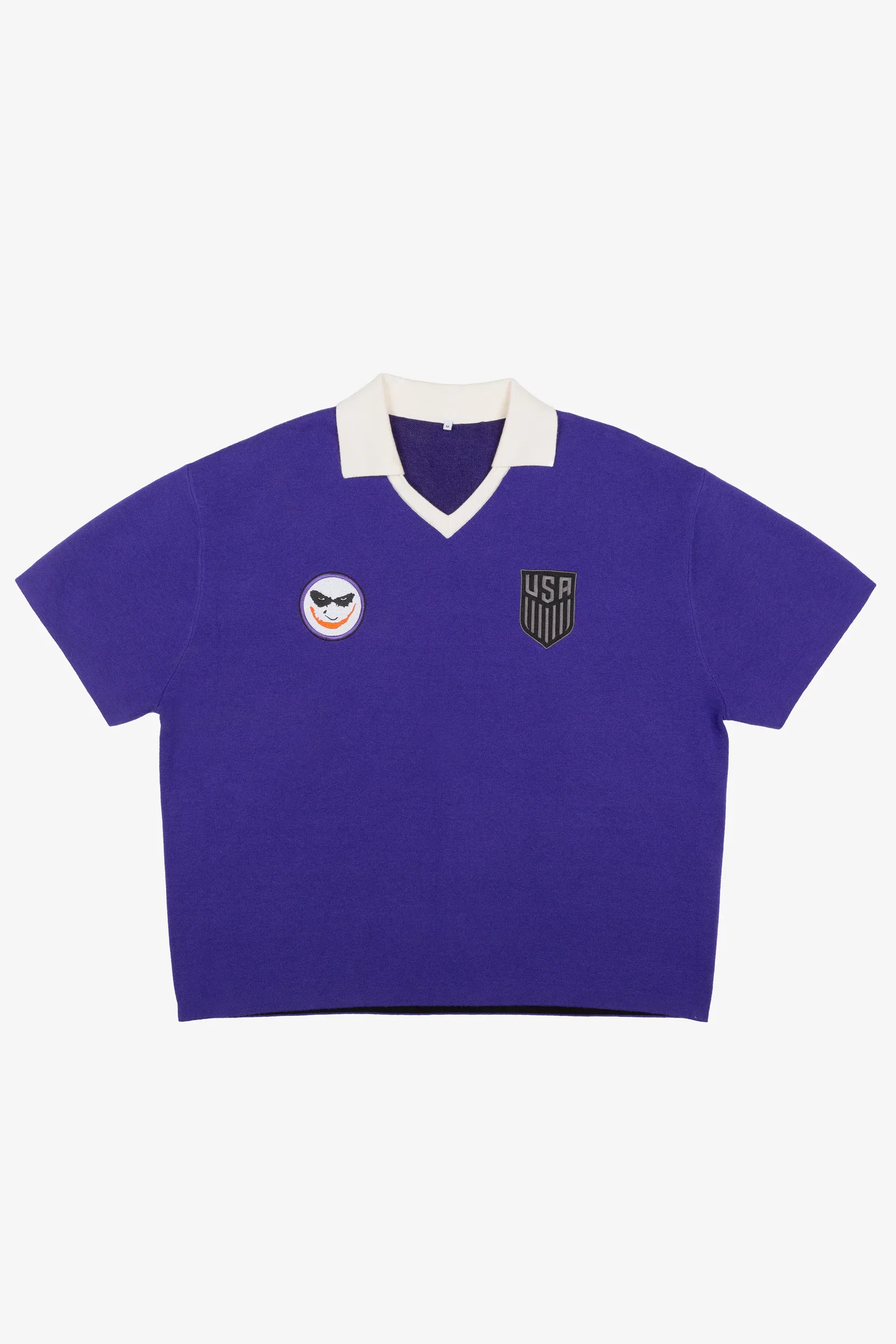 Image of US Soccer x DC Comics Joker Knit Jersey - Purple