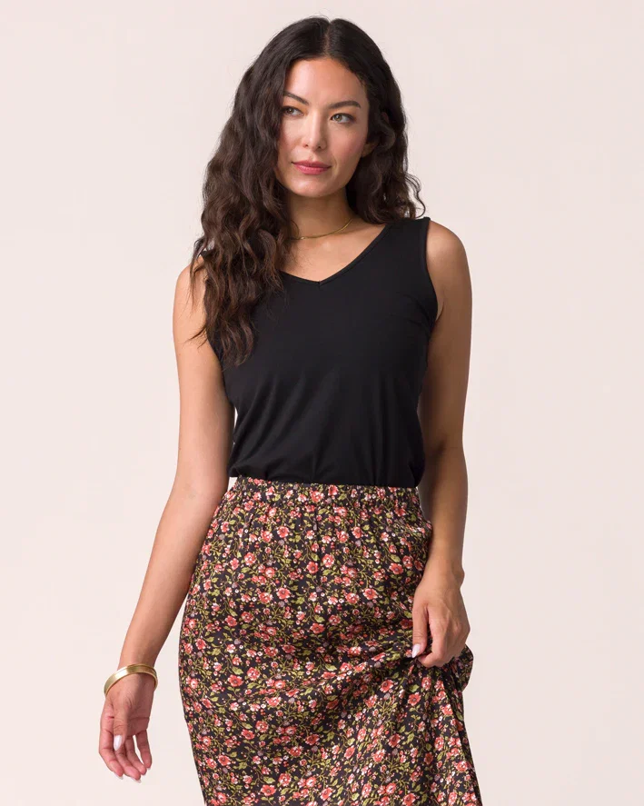 Image of Reversible Flawless Fit Tank in Black