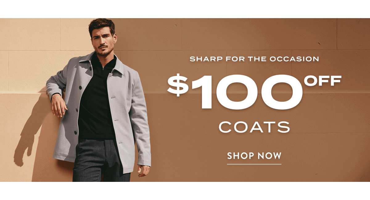 $100 Off Coats