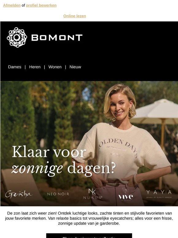 Zomers weer op komst! ☀️