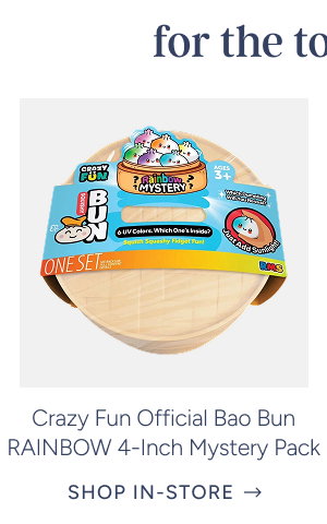 Crazy Fun Official Bao Bun RAINBOW 4-Inch Mystery Pack