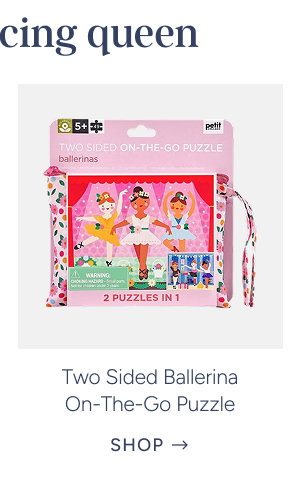 Two Sided Ballerina On-The-Go Puzzle