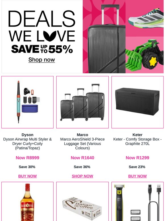 ⏰ Don't miss out: Up to 55% OFF deals we love ❤️
