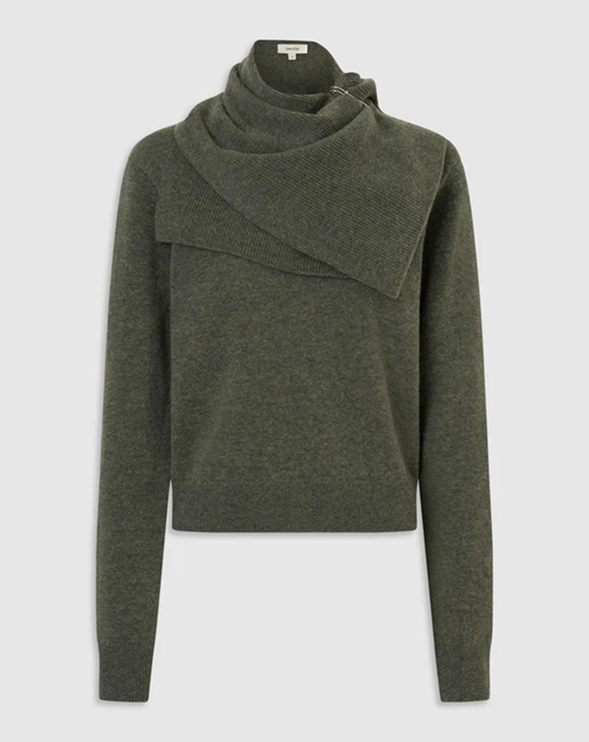 WRAP SCARF KNIT