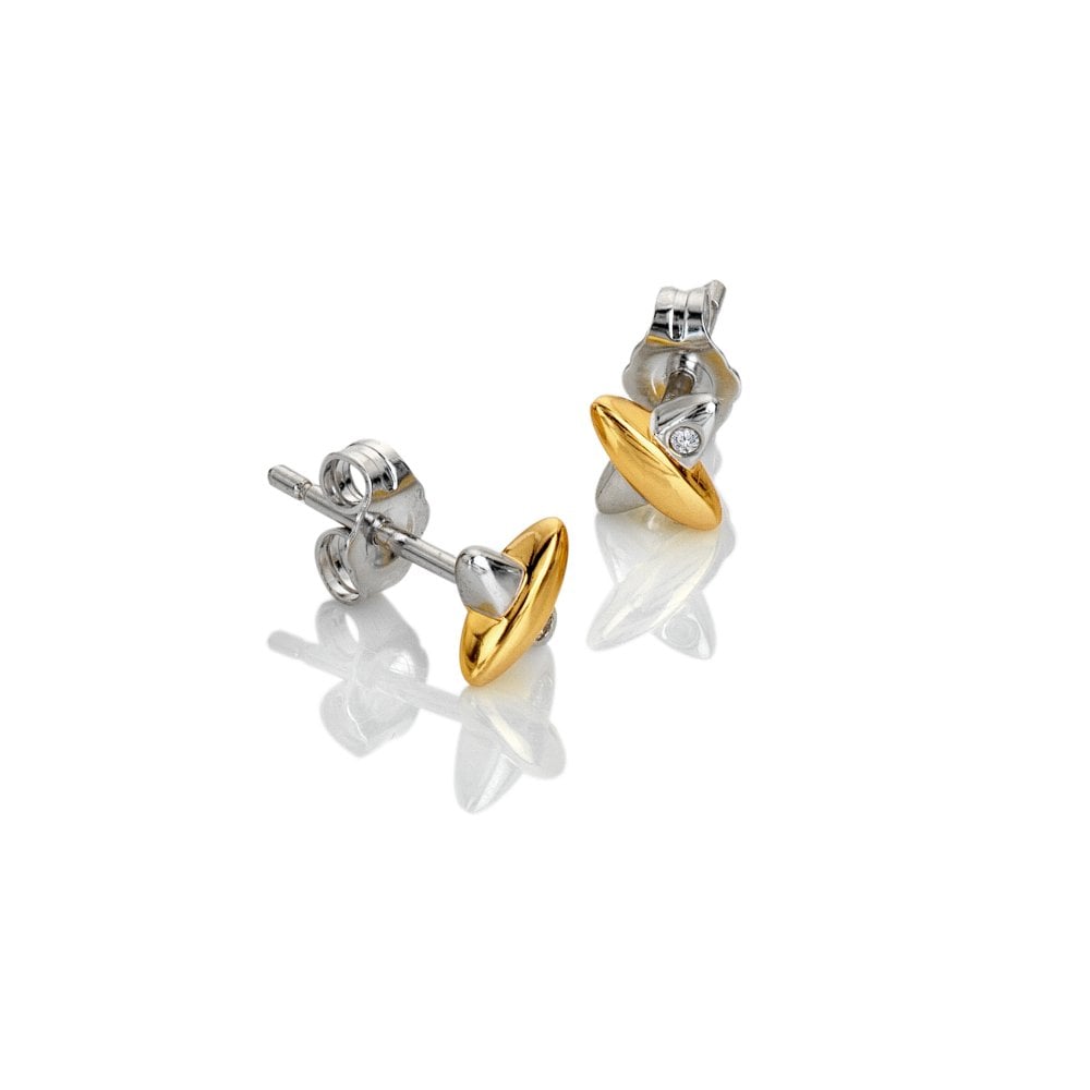 Image of Coupled Two Tone Earrings
