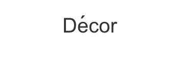 Decor