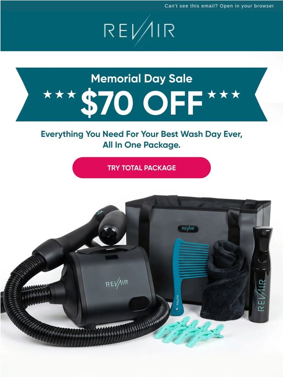 $70 OFF The Total Package!? 👀