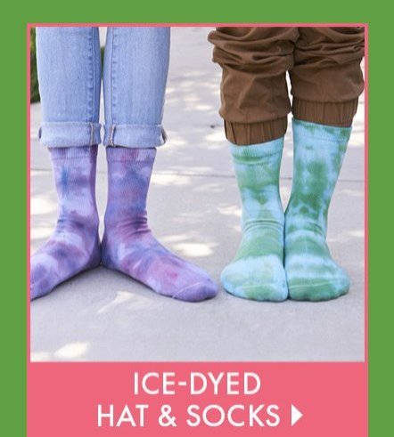 Ice-Dyed Hat & Socks