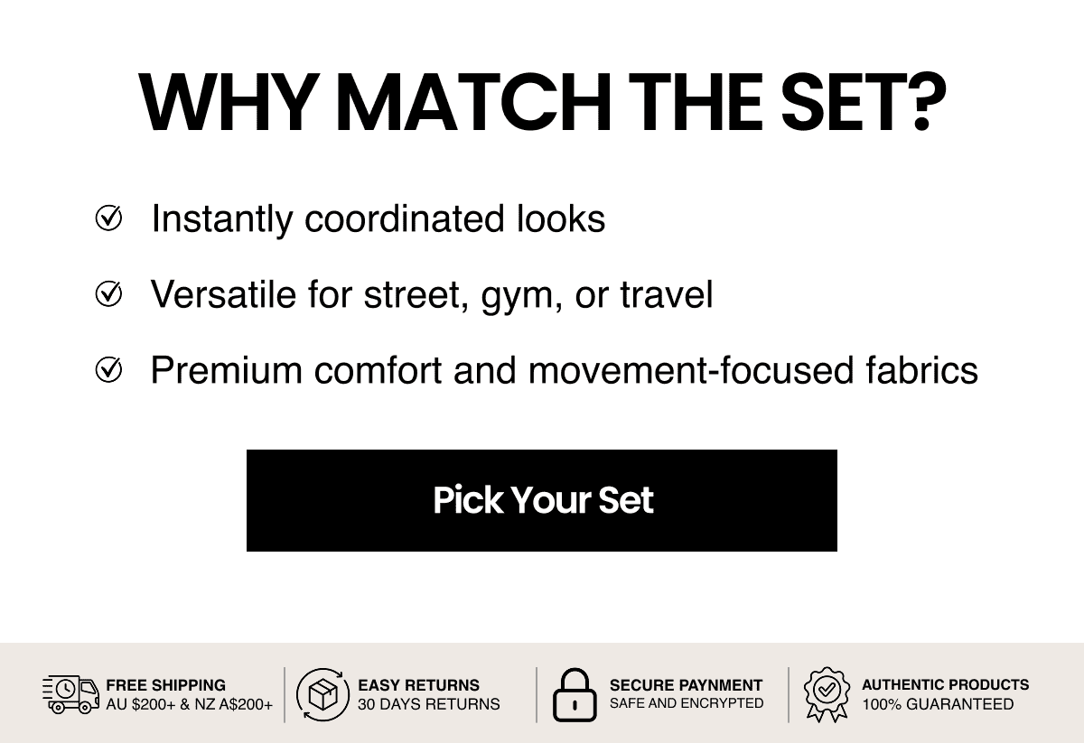 Why Match The Set?