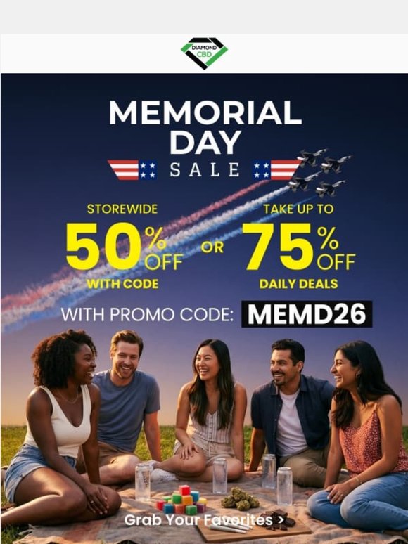 🎖️ Memorial Day Deals: Up to 75% OFF