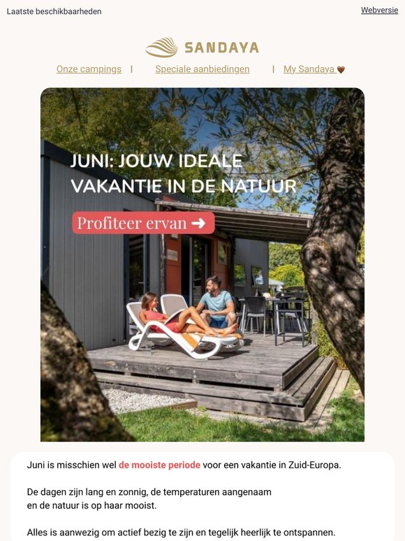 Juni: de beste periode voor een actieve vakantie