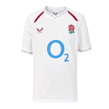 Castore England Rugby 2026/27 Kids Home Rugby Shirt