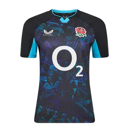 Castore England RFU 2025/26 Mens Away Rugby Shirt