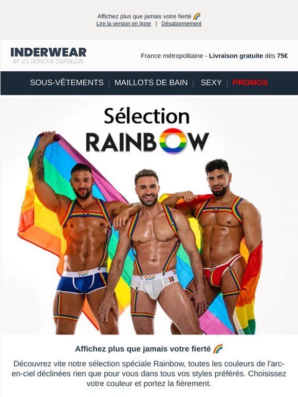 🏳️‍🌈 Edition spéciale rainbow : célébrons la Pride avec fierté et style ! 🎉