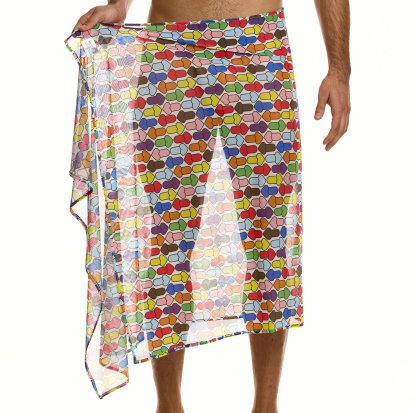 Modus Vivendi Paréo Mesh Rainbow Hearts