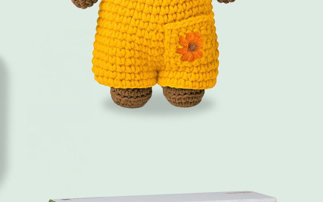 Miffy and Friends Boris Van Gogh Sunflower Plush Toy