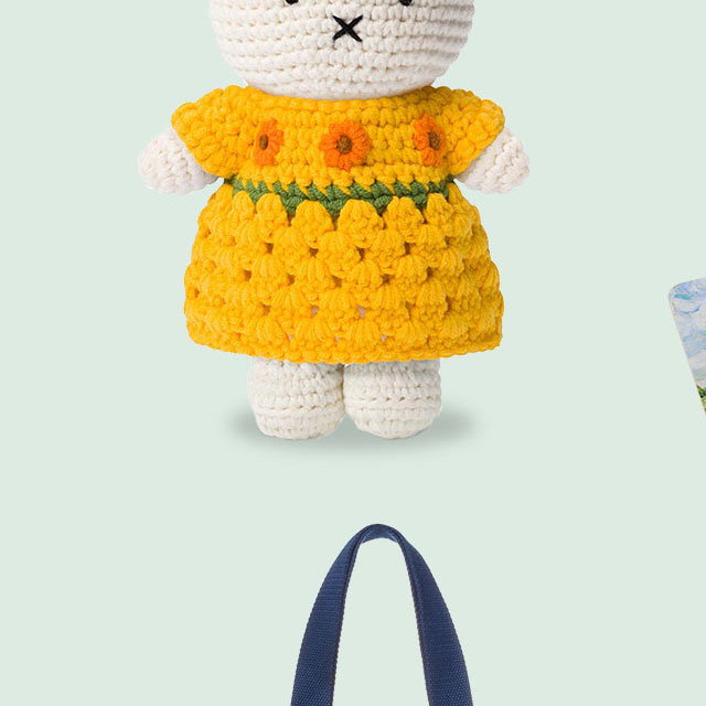 Miffy Van Gogh Sunflowers Plush Toy