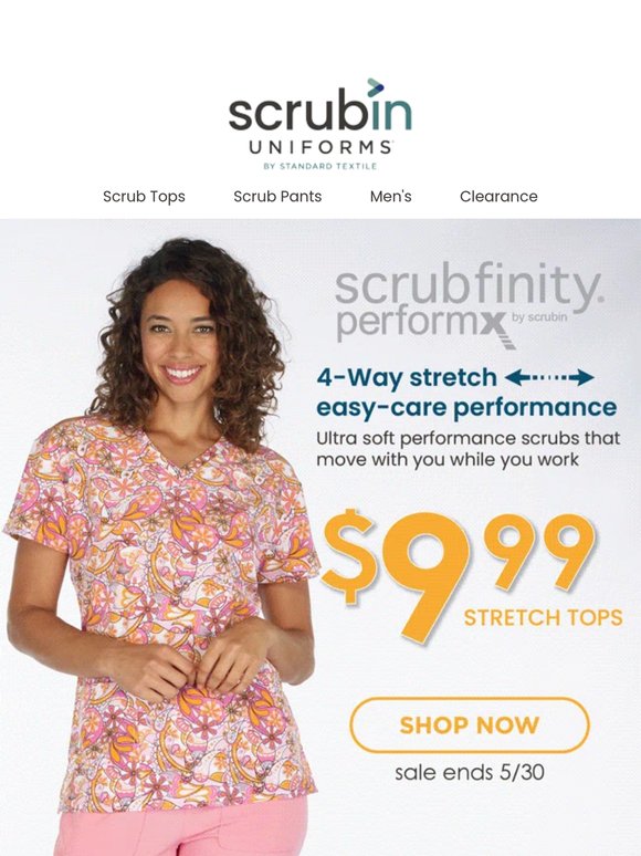 scrubfinity® performx $9.99 Sale!