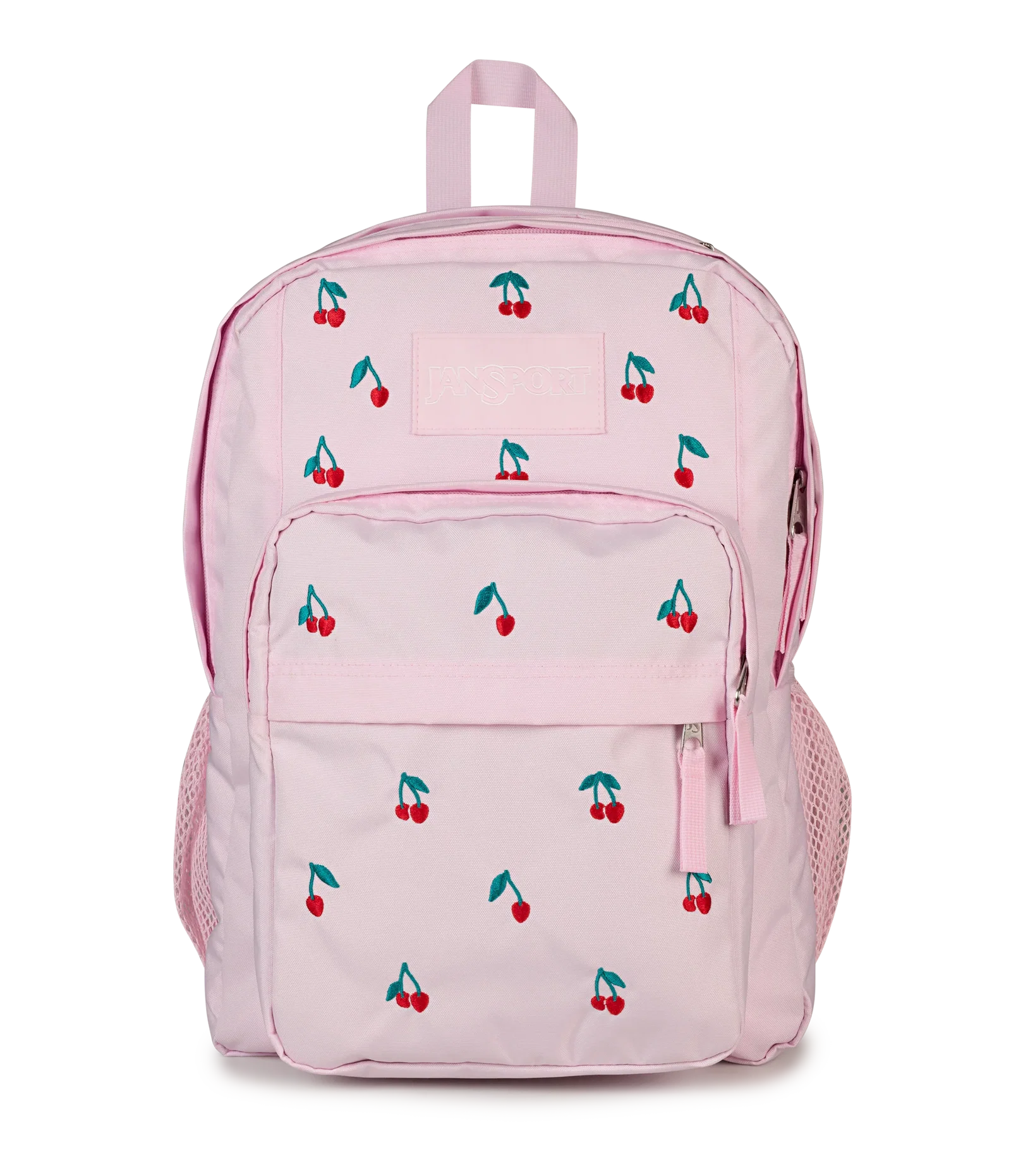 Big Plans - Pink Ice Cherry Embroidery