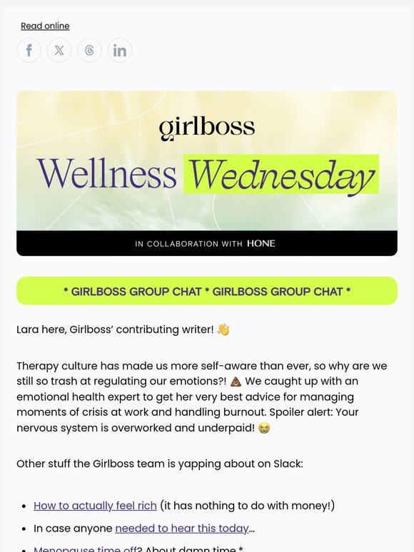 👀 Your therapist called...