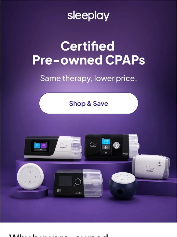 Certified pre-owned machines. From $299.