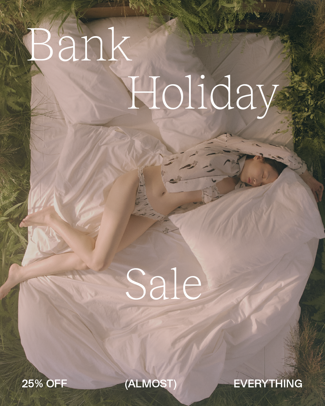 Hero image: Bank holiday sale: 25% off (almost) everything