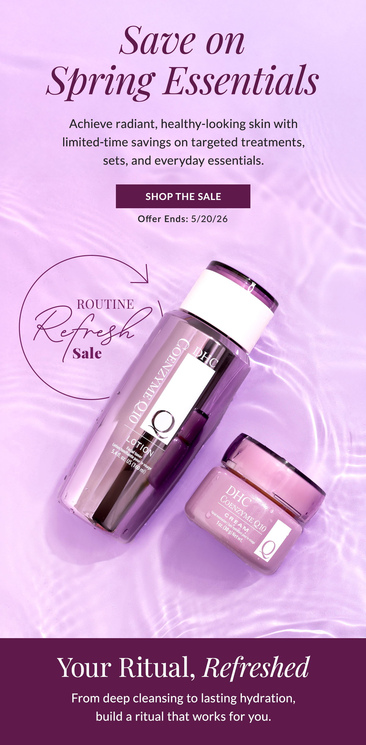 Last day to save on Spring Essentials