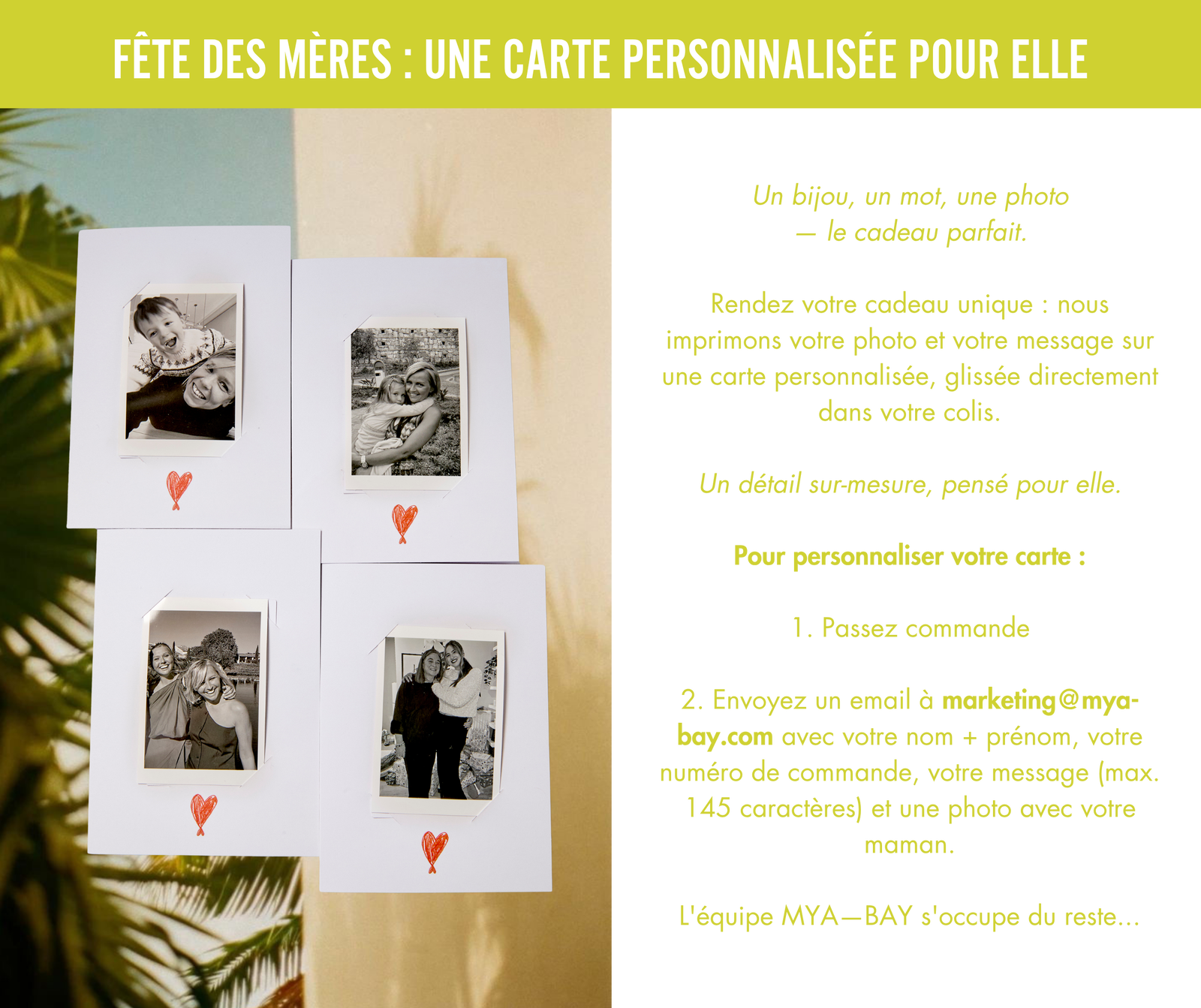 Fête des Mères — Carte Personnalisée