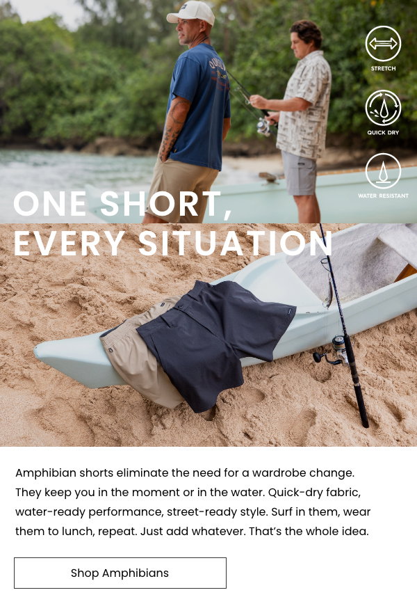 One Short, Every Situation - Shop Amphibians