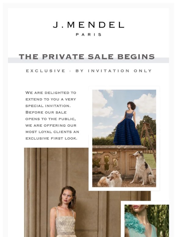 The Private Sale Begins