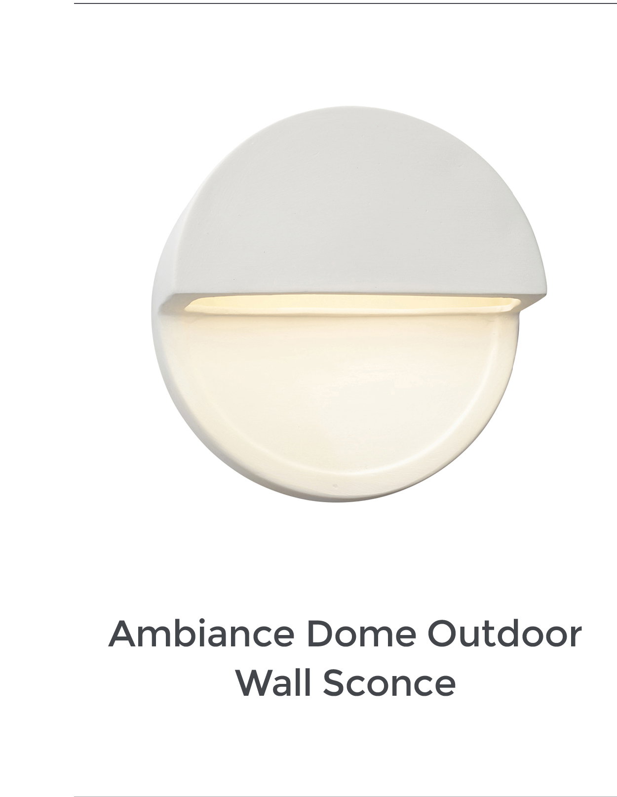 Ambiance Dome Outdoor Wall Sconce