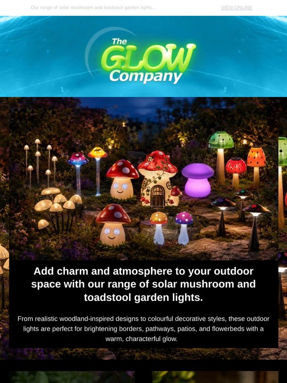 🍄 Outdoor Solar Mushroom Lights for a Magical Garden Glow…