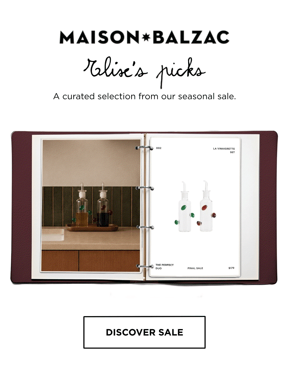 SEASONAL SALE - ELISE'S PICKS