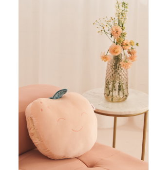 Peach Hand Warmer Pillow