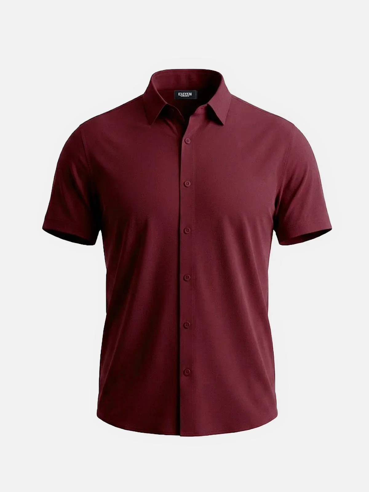 Image of Men's Classic Stretch Slim Fit Short Sleeve Shirt