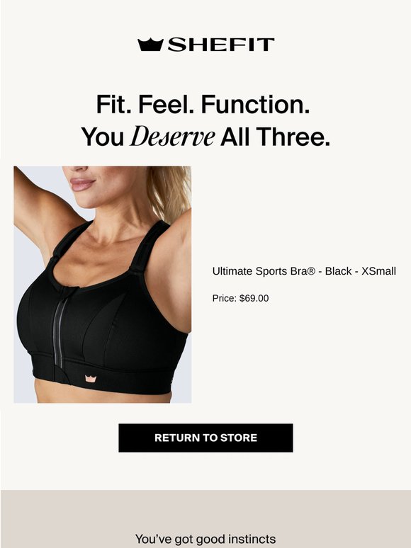 Fit. Feel. Function. You Deserve ALL 3. ✔️