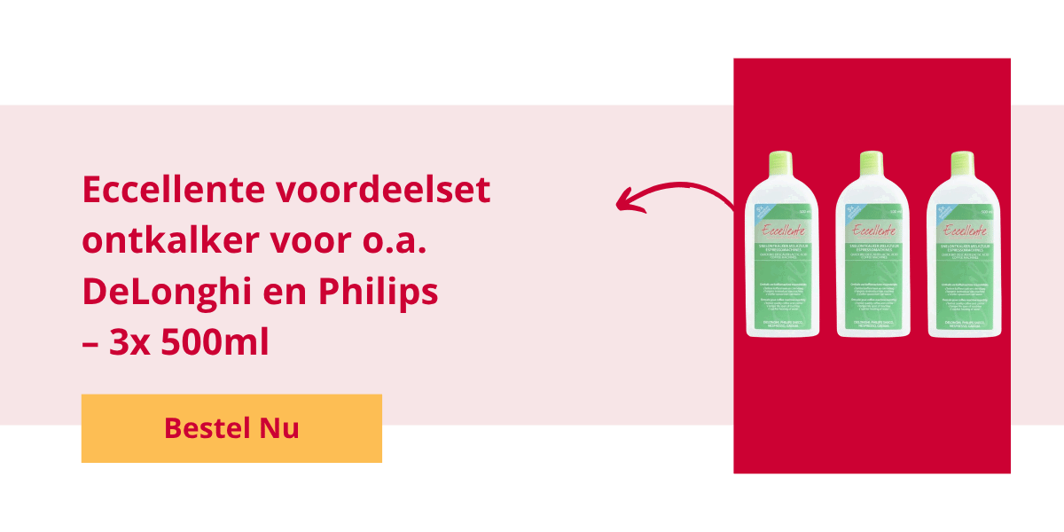 Eccellente voordeelset ontkalker voor o.a. DeLonghi en Philips 3x 500ml