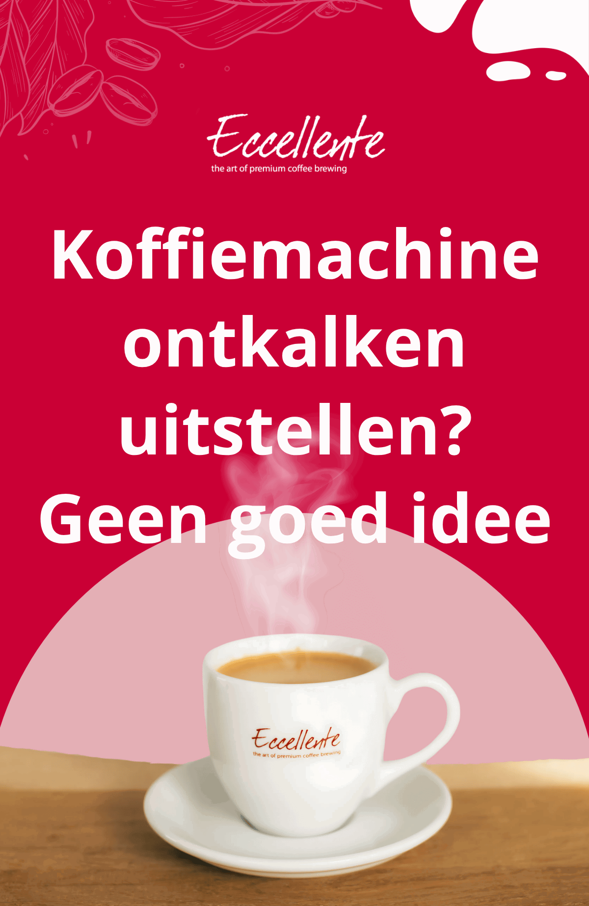 Koffiemachine ontkalken uitstellen Geen goed idee