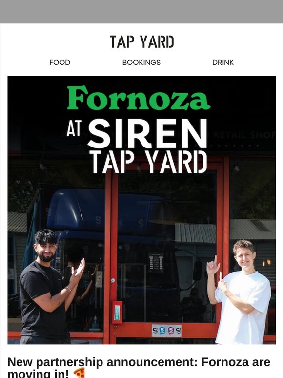 New Partnership Announcement 🍕