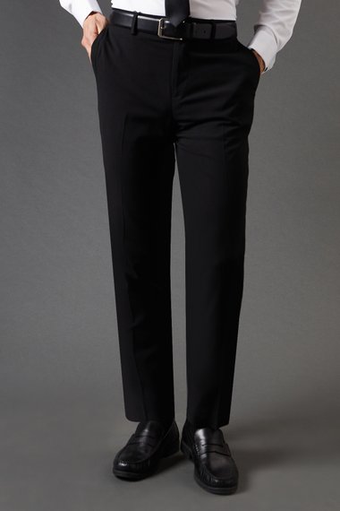 Black Slim Fit Essential Suit Trousers