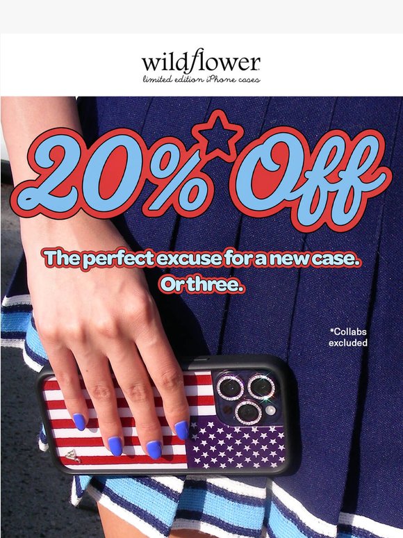 20% off! this is not a drill 🚨