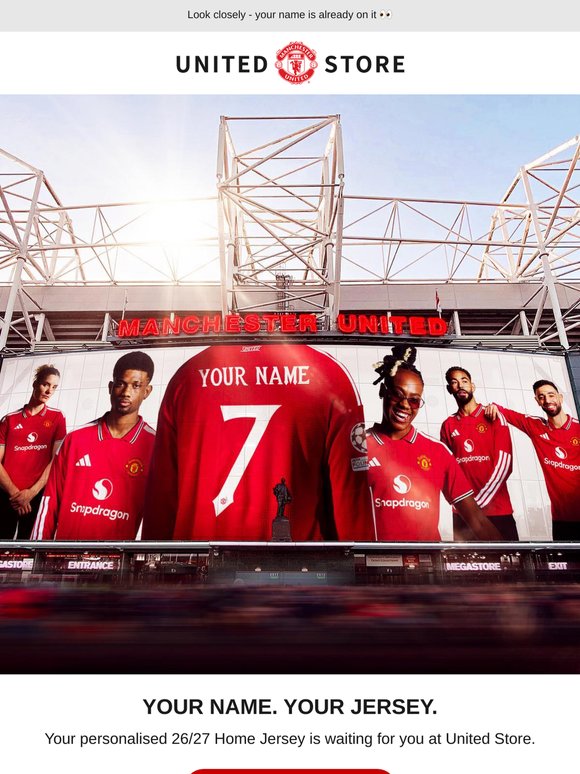 —, your 26/27 Home Jersey is ready!