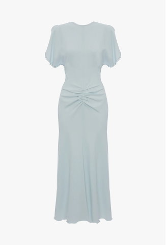 Bela Midi Dress In Glacial Blue