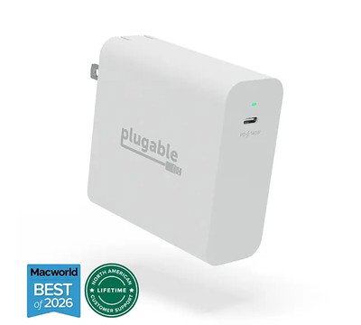 Plugable 140W USB-C GaN Power Adapter